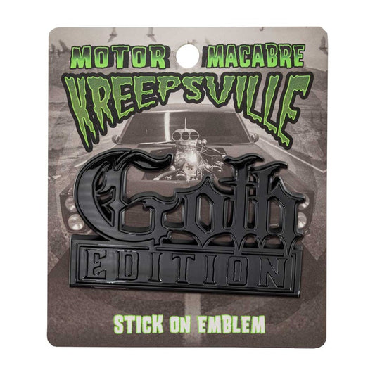 Goth Edition Black Stick On Emblem