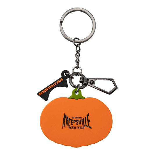 Pumpkin Orange 3D Flat Keychain
