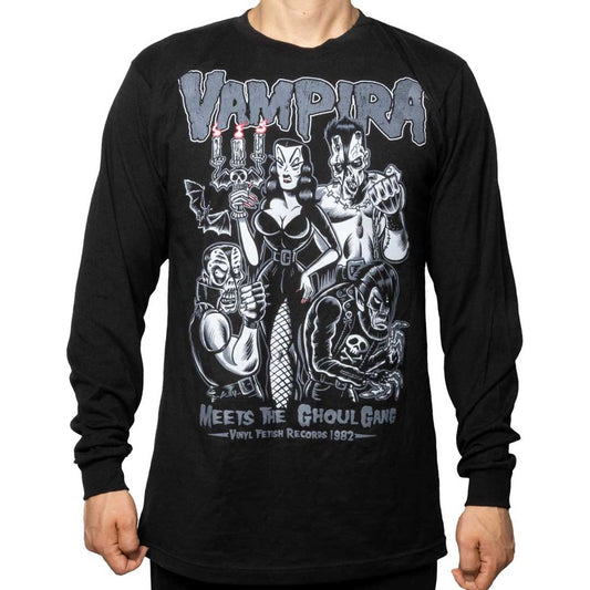 Vampira Meets Ghoul Gang Long Sleeve Shirt