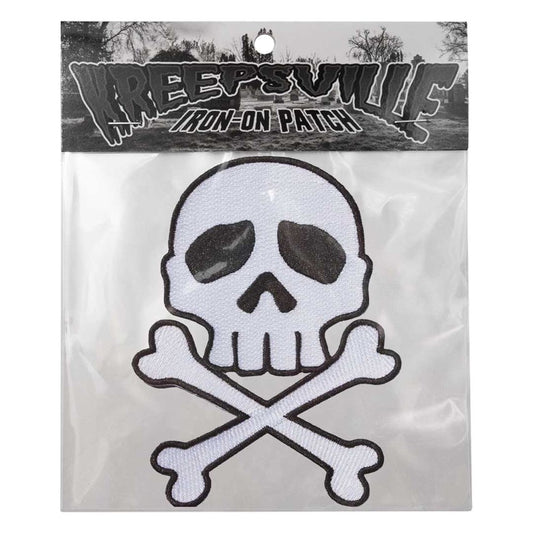Skull Cross Bones White Patch
