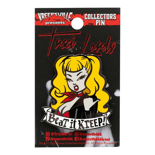 Traci Lords Beat It Kreep Viva Enamel Pin