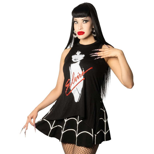 Elvira 1983 Shark Bite Top