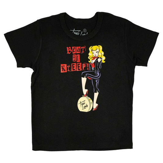 COMING SOON! Traci Lords Beat It Kreep Viva Womens Baby Tee
