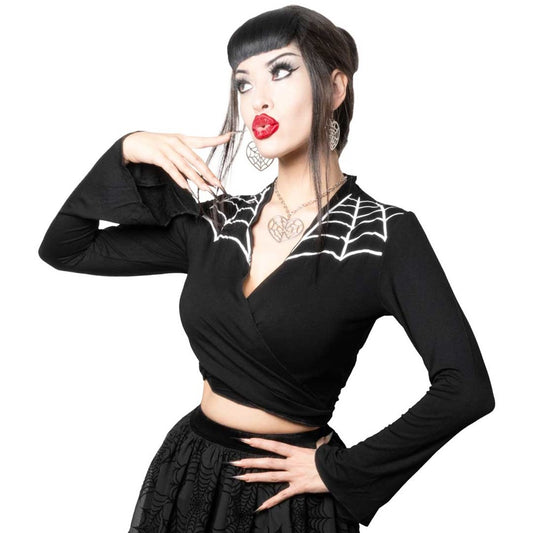 Spiderweb Western Tie Top