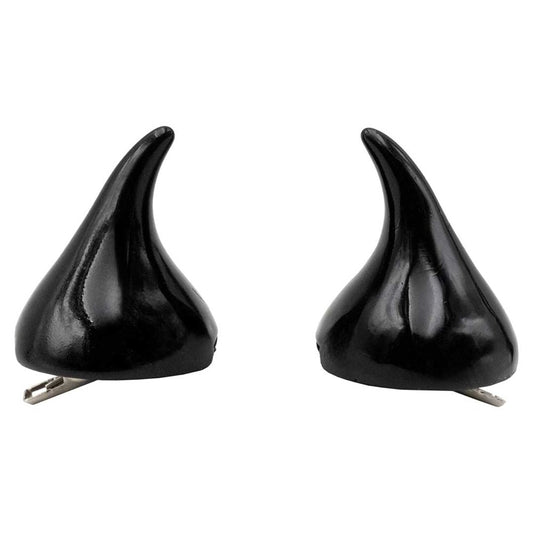 Horror Hair Horns - Black