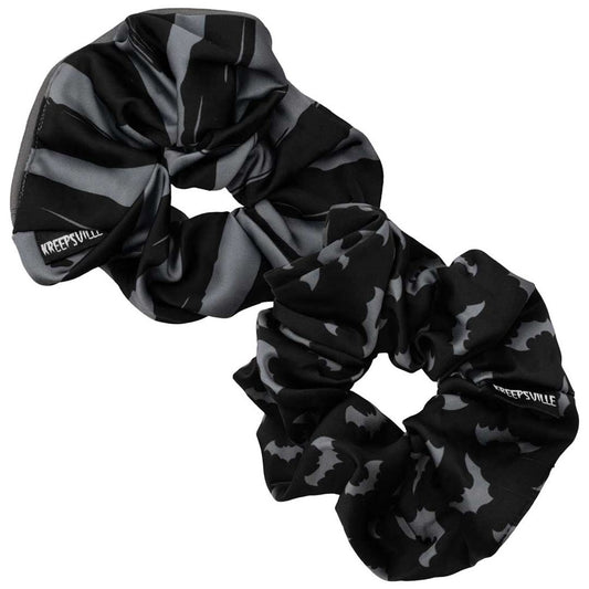 Bats Grey Scrunchie Set
