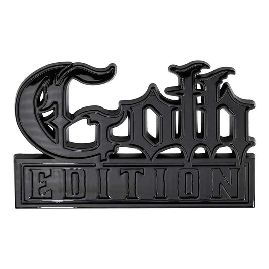 Goth Edition Black Stick On Emblem