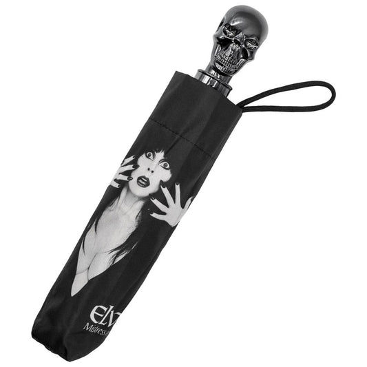 Skull Handle Elvira Classic Logo Anti UV Umbrella
