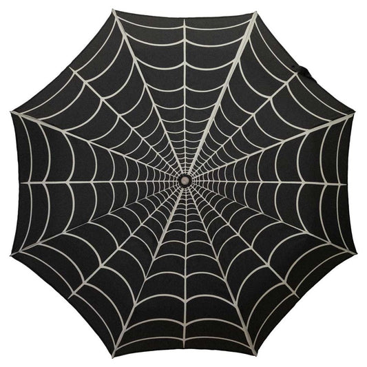 Skull Handle Spiderweb Anti UV Umbrella