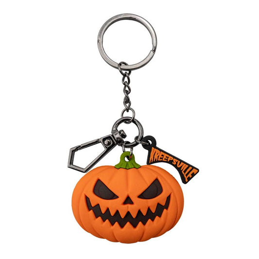 Pumpkin Orange 3D Flat Keychain