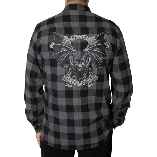 Creature of the Night Flannel Shirt