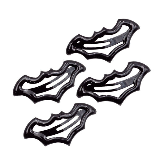 Bat Snap Hair Clips Black